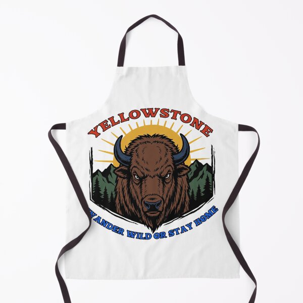 Item preview, Yellowstone Bison Wander Wild or Stay Home designed and sold by TeeARTHY.