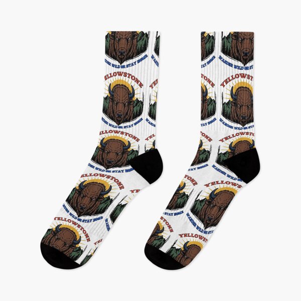Item preview, Yellowstone Bison Wander Wild or Stay Home designed and sold by TeeARTHY.