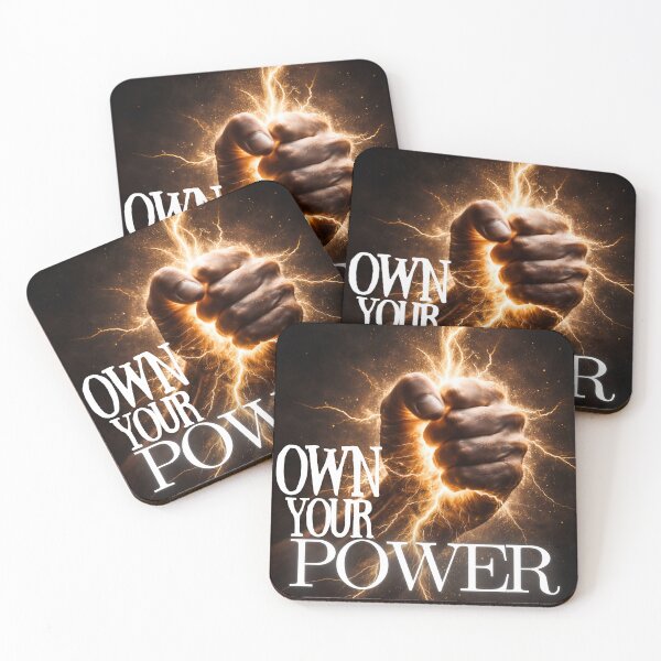Item preview, Own Your Power – Motivational Lightning Fist Strength Design designed and sold by ZafTeez.