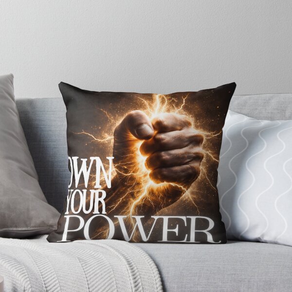 Item preview, Own Your Power – Motivational Lightning Fist Strength Design designed and sold by ZafTeez.