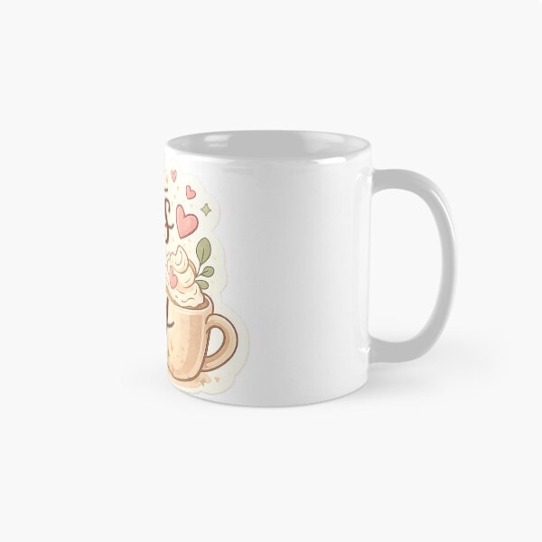 Item preview, Let’s Get Cozy – Coffee Lover Aesthetic Pastel Sticker designed and sold by S-A-KDesign.
