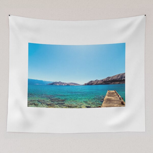 Item preview, The bay of Baska in a sunny day designed and sold by zakaz86.