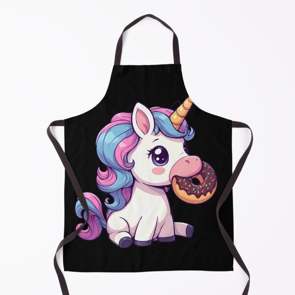 Item preview, Cute Unicorn with Donut – Kawaii Fantasy Sweet Treat designed and sold by Karolina’s Cozy Creations.