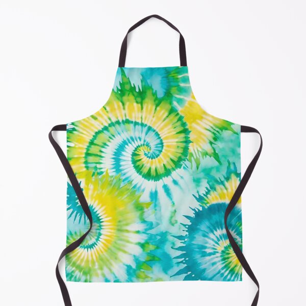 Item preview, Vibrant Yellow Green Blue Spiral Tie Dye designed and sold by Vileprint.