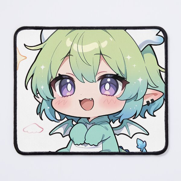 Item preview, Adorable Kawaii Chibi Dragon Girl - Pastel Fantasy designed and sold by PCGWindom.