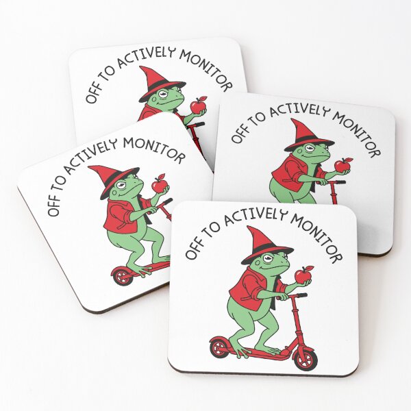 Item preview, Off To Actively Monitor Funny Frog Teacher Testing Day designed and sold by gunaone-design.