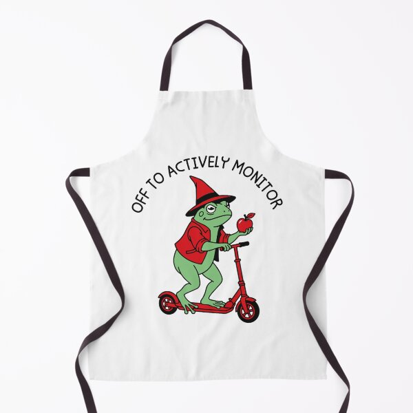 Item preview, Off To Actively Monitor Funny Frog Teacher Testing Day designed and sold by gunaone-design.