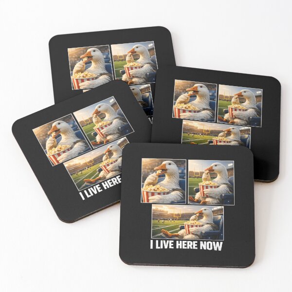 Item preview, I Live Here Now Goose Sports Fan Stadium Life designed and sold by SplashTastic.