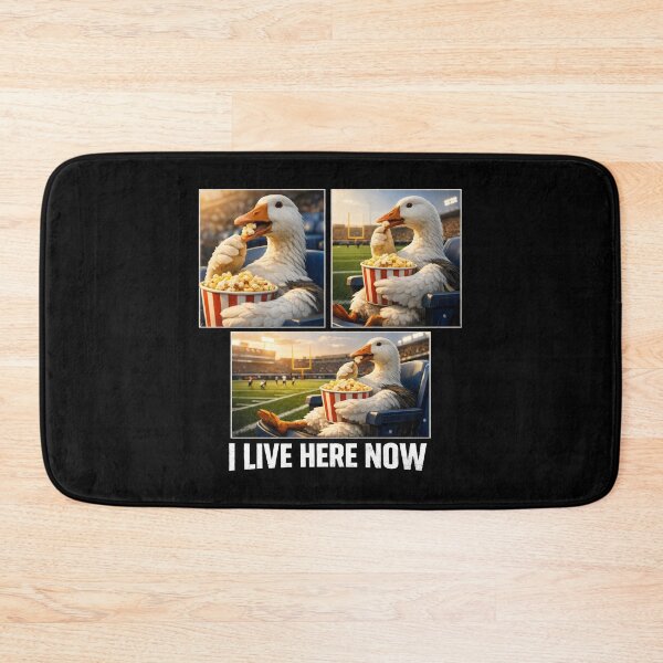 Item preview, I Live Here Now Goose Sports Fan Stadium Life designed and sold by SplashTastic.