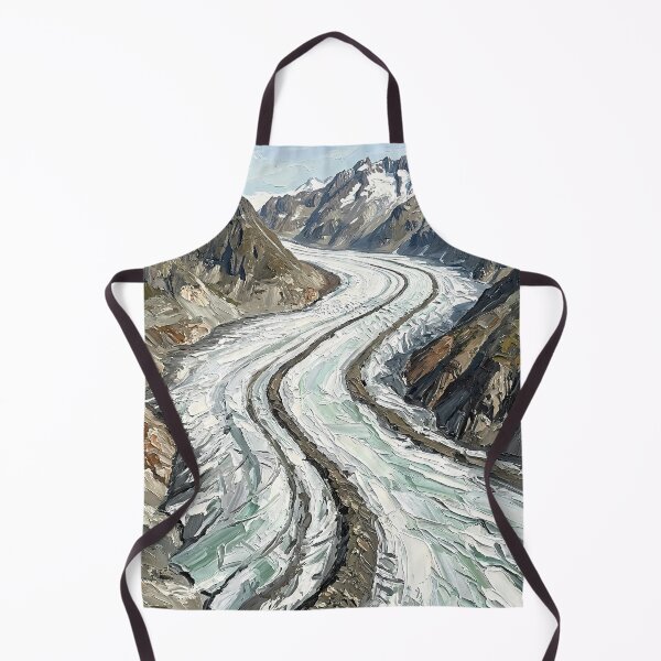 Item preview, Majestic Aletsch Glacier Alpine Landscape designed and sold by Vista Atelier.