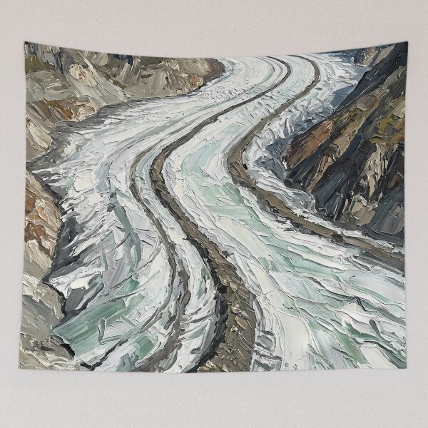 Item preview, Majestuoso paisaje alpino del glaciar Aletsch designed and sold by Vista Atelier.