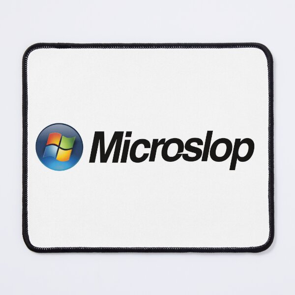 Item preview, Microslop Vista (Black Text) designed and sold by ClownshoesOffic.