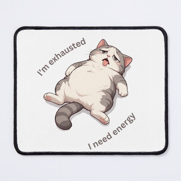 Item preview, exhausted cat designed and sold by Shopping Alley.