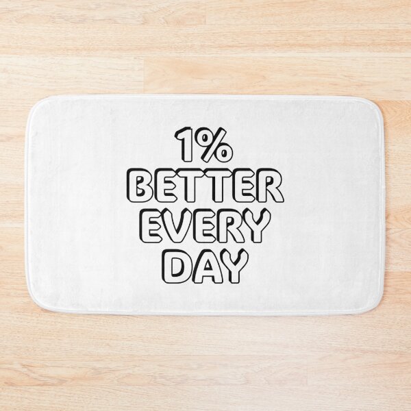 Item preview, 1% Better Every Day - motivational quote designed and sold by Inspirationmotivation.
