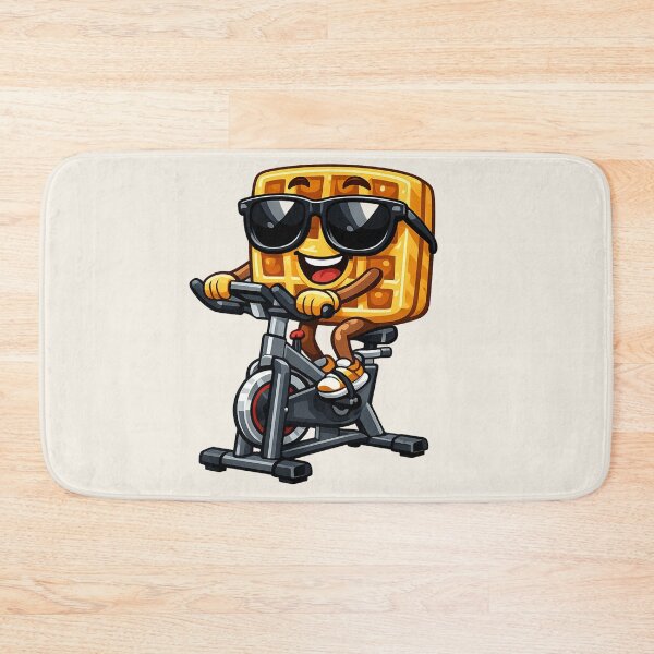 Item preview,  Spin Bike Waffle Cycling Character designed and sold by BROHLine Studio.