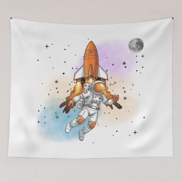Item preview, Artemis II Rocket Astronaut Moon Landing designed and sold by ReuvenStore.