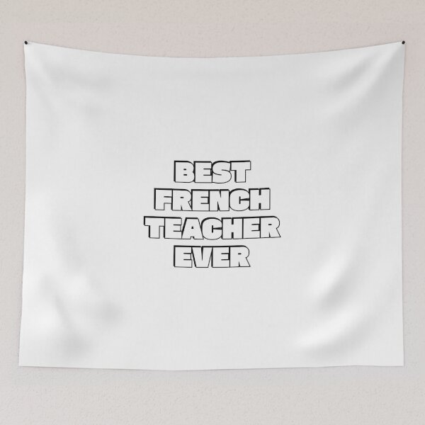 Item preview, Best French Teacher Ever  designed and sold by Inspirationmotivation.