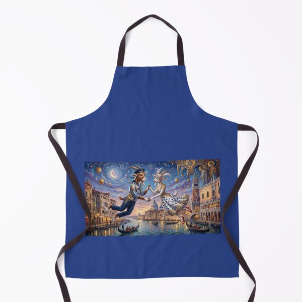 Item preview, The goat and the billy goat in love in Venice. Year of the Goat 2027. designed and sold by Natalia-Vlad.
