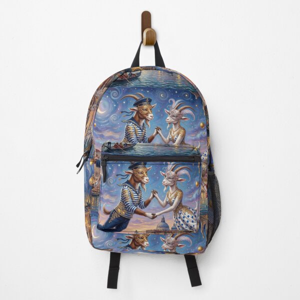 Item preview, The goat and the billy goat in love in Venice. Year of the Goat 2027. designed and sold by Natalia-Vlad.