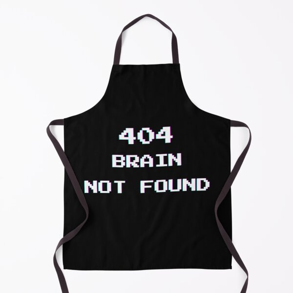 Item preview, 404 Brain Not Found T-Shirt – Funny Programmer Error Tee, Glitch Pixel Tech Humor Design designed and sold by StackWear-Studio.