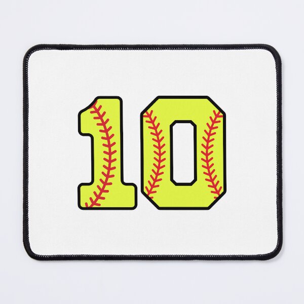 Item preview, Softball Number 10 designed and sold by gunaone-design.