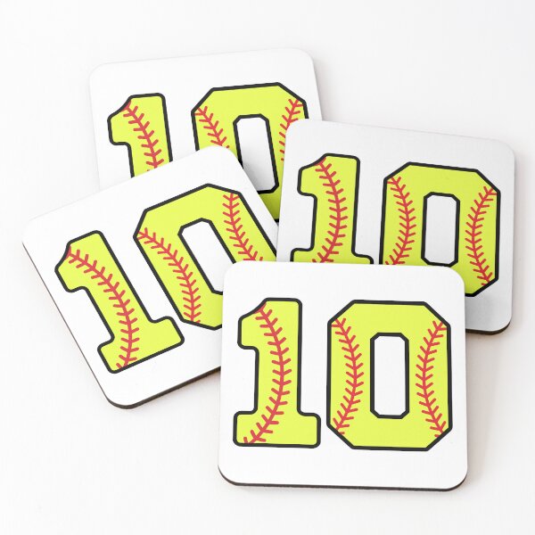 Item preview, Softball Number 10 designed and sold by gunaone-design.