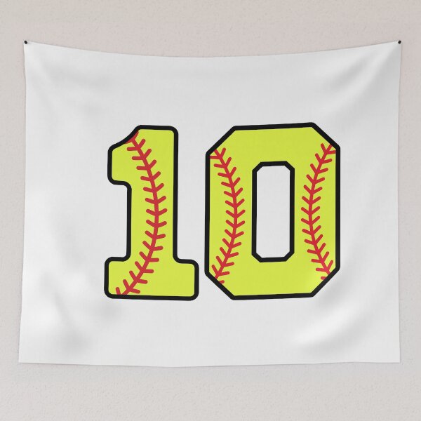 Item preview, Softball Number 10 designed and sold by gunaone-design.