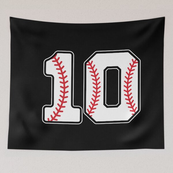 Item preview, Baseball Number 10 designed and sold by gunaone-design.