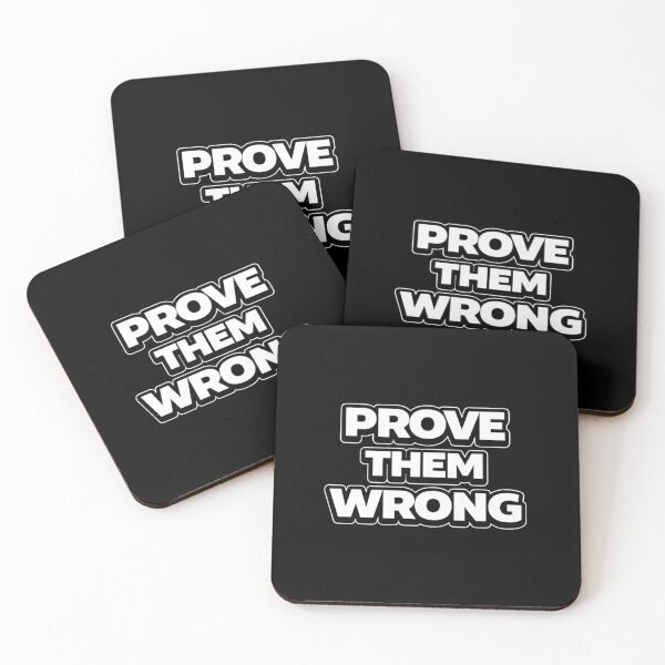 Item preview, Prove Them Wrong Motivation Quote Shirt designed and sold by Papier Atelier Art.