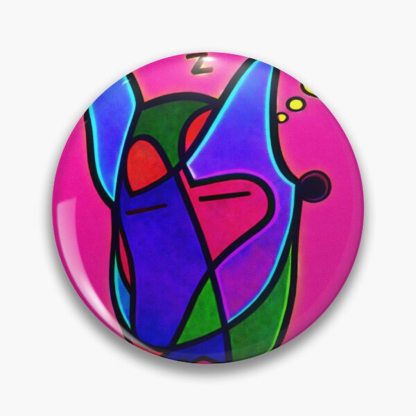 Item preview, Colorful Jester Brain Offline with Sleeping Sheep designed and sold by ZunZunArt.