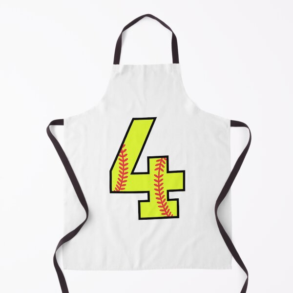 Item preview, Softball Number 4 designed and sold by gunaone-design.
