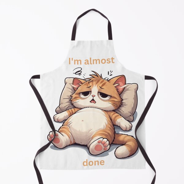 Item preview, overworked cat designed and sold by Shopping Alley.
