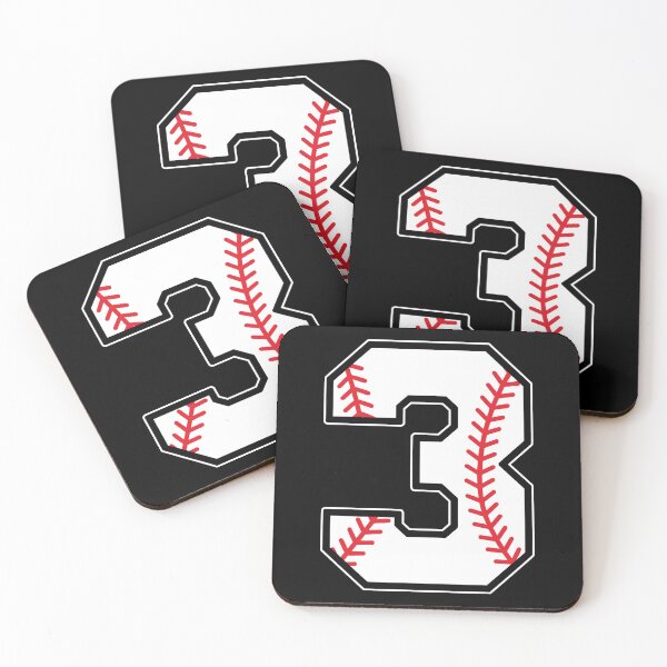 Item preview, Baseball Number 3 designed and sold by gunaone-design.
