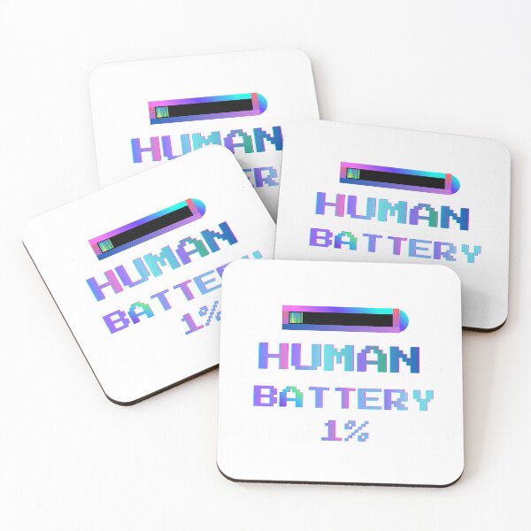 Item preview, Human Battery 1% T-Shirt – Funny Low Energy Humor Tee, Glitch Tech Aesthetic Design designed and sold by StackWear-Studio.