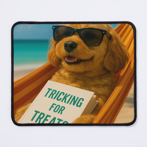 Item preview, Will Trick for Treats - Funny Dog Art for finding your balance designed and sold by Hell-phaba.