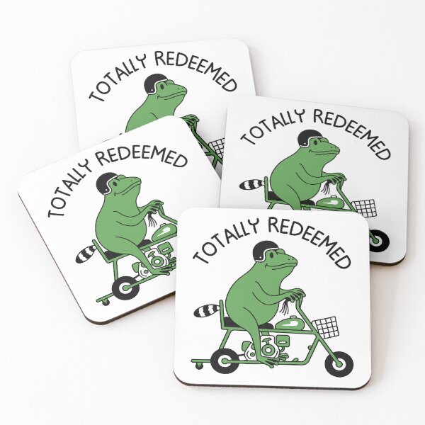 Item preview, Totally Redeemed Funny Frog Ride a Minibike Adventure Meme designed and sold by gunaone-design.
