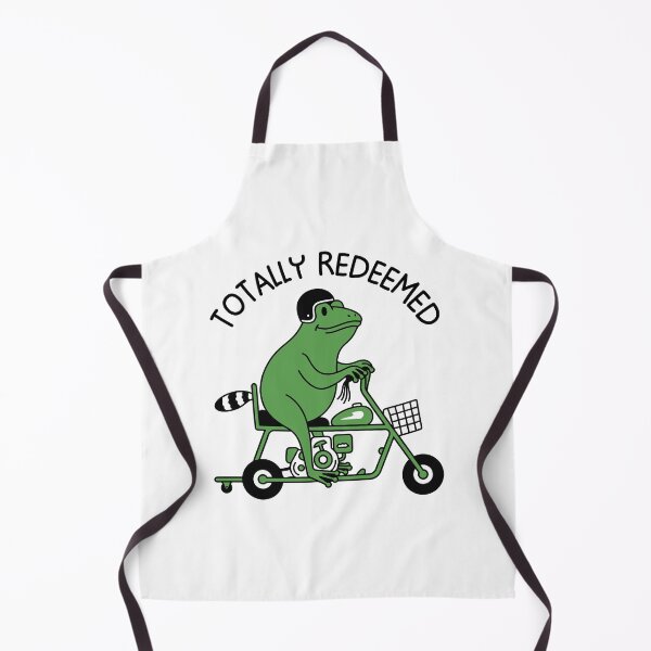 Item preview, Totally Redeemed Funny Frog Ride a Minibike Adventure Meme designed and sold by gunaone-design.