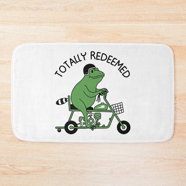 Item preview, Totally Redeemed Funny Frog Ride a Minibike Adventure Meme designed and sold by gunaone-design.
