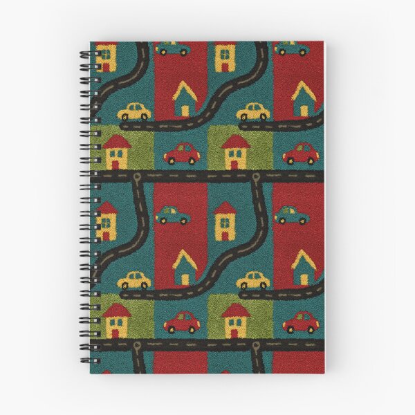 Item preview, Large Color Block Town Map Pattern designed and sold by Piotrek0001.