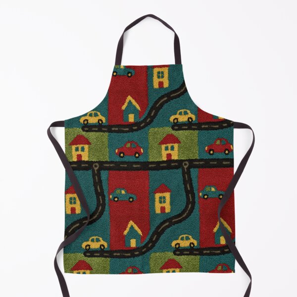 Item preview, Large Color Block Town Map Pattern designed and sold by Piotrek0001.