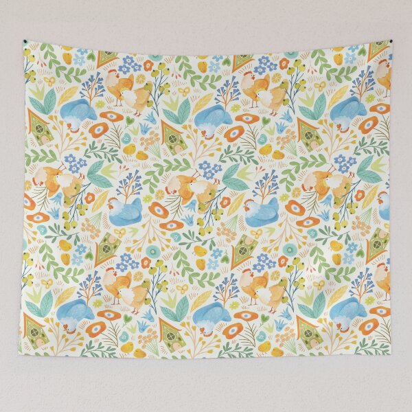 Item preview, Spring Hens designed and sold by LixyDesign.