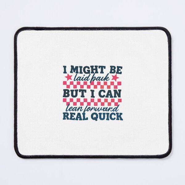 Item preview, Laid Back But Lean Forward — Retro Gamer Typography Illustration designed and sold by Colorful-Garden.