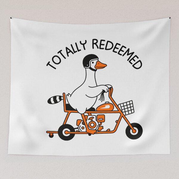 Item preview, Totally Redeemed Funny Goose Ride a Minibike  designed and sold by gunaone-design.