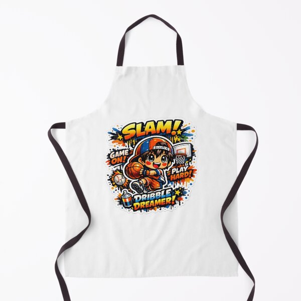 Item preview, Slam Dreamer – Kawaii Graffiti Basketball designed and sold by Joyfulfabric.