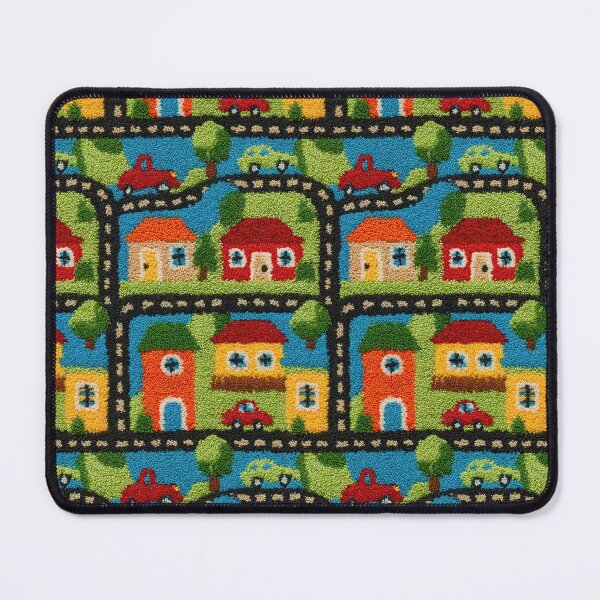 Item preview, Bright Blue and Green Village Map Pattern designed and sold by Piotrek0001.