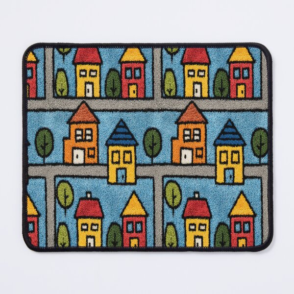 Item preview, Large Cartoon Houses Street Pattern designed and sold by Piotrek0001.