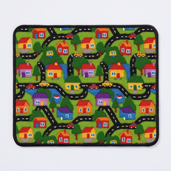Item preview, Curvy Roads Bright Green Suburb Pattern designed and sold by Piotrek0001.