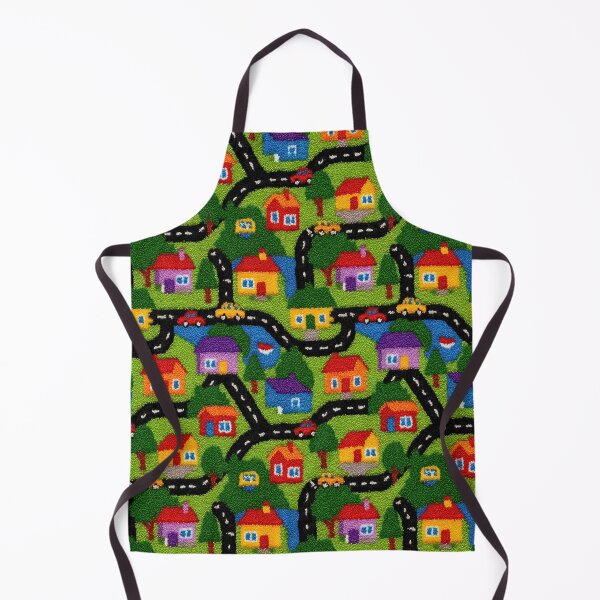 Item preview, Curvy Roads Bright Green Suburb Pattern designed and sold by Piotrek0001.