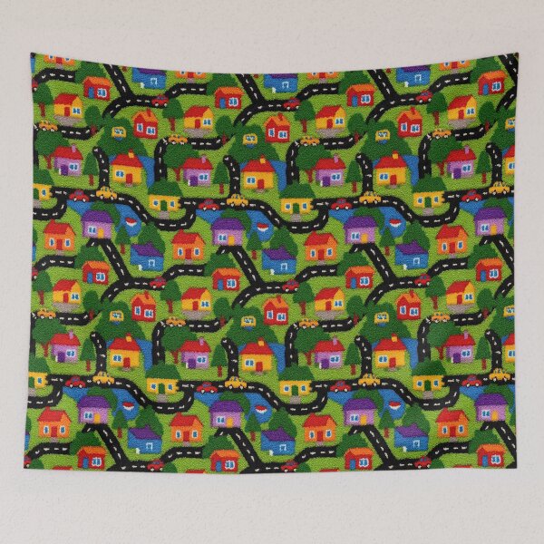 Item preview, Curvy Roads Bright Green Suburb Pattern designed and sold by Piotrek0001.