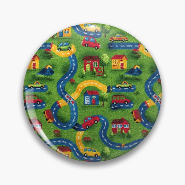Item preview, Blue Winding Roads Green Town Pattern designed and sold by Piotrek0001.
